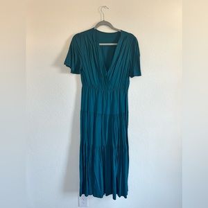 Teal MIDI Summer dress